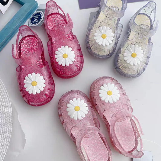 2025 New Fashion Children Summer Roman Sandal Popular Design Baby Girls Kids Shoes Flower Cute Girl Causal Sandals Beach Shoes