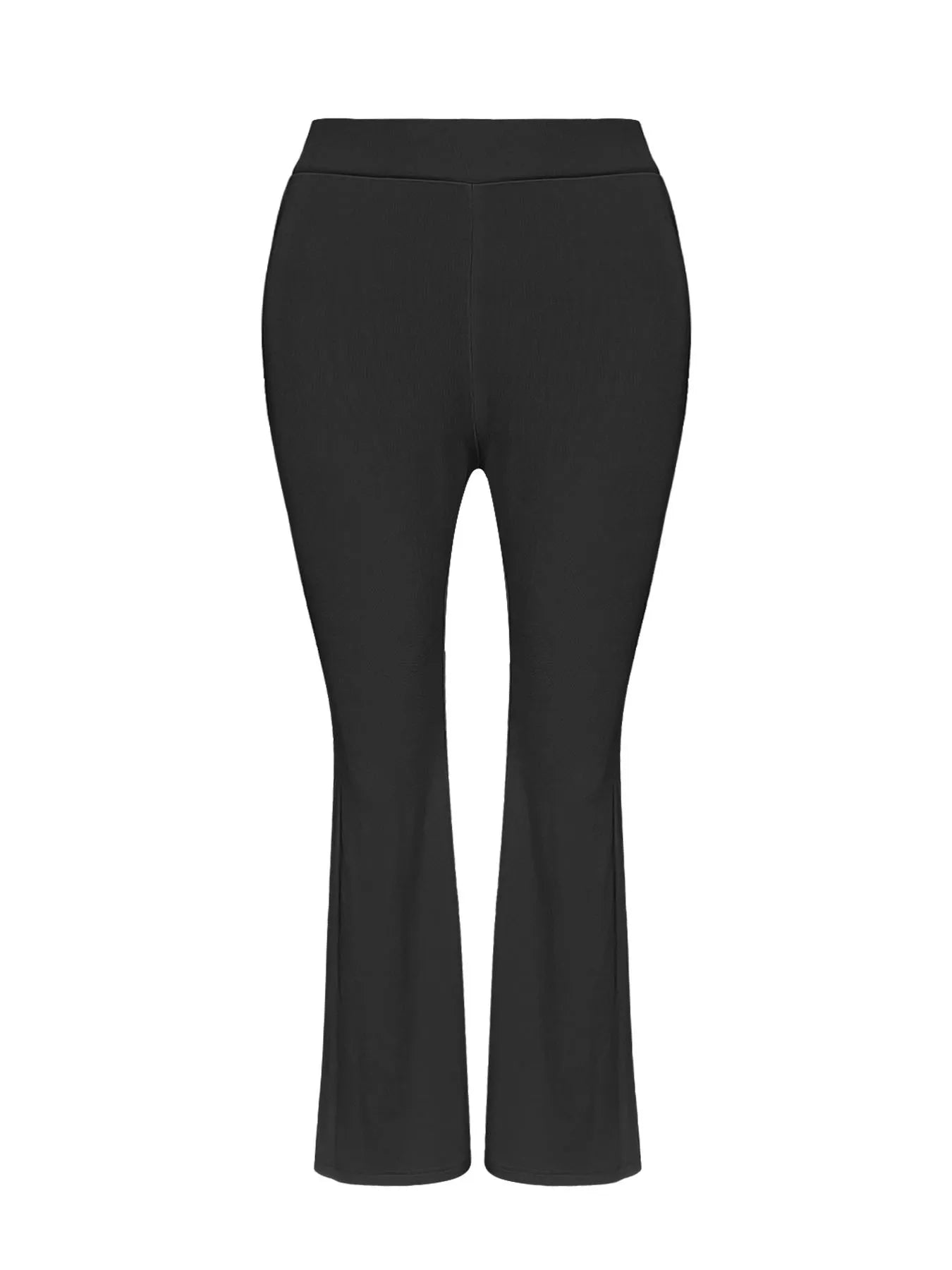 Women's Clothing Autumn and Winter Casual Simple Fashion Slim Ribbed Leggings Solid Color High Waist Trousers for Women