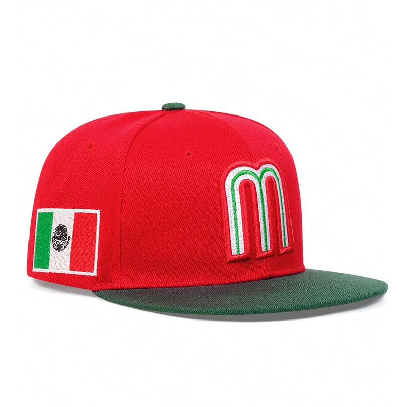 Unisex Simple Letter M Embroidery Hip-hop Hats Outdoor Adjustable Casual Baseball Caps Sunscreen Hat