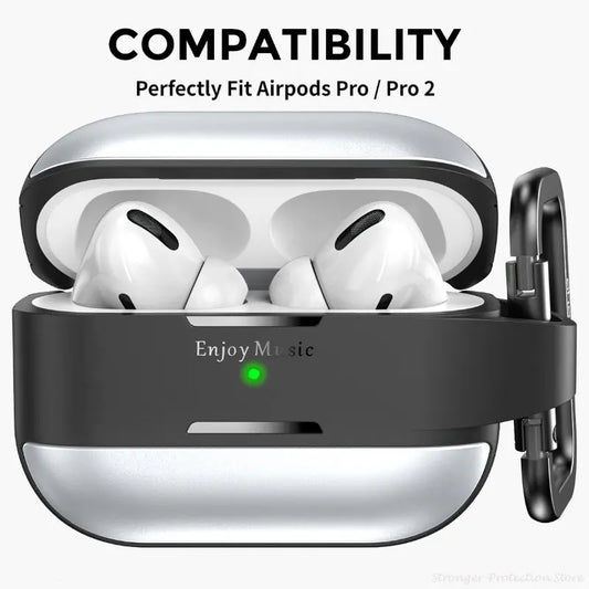 Aluminum Alloy Metal Case For Airpods Pro 2 Airpods 3 Cool New Technology All Inclusive Wireless Cover Charge Shockproof Case