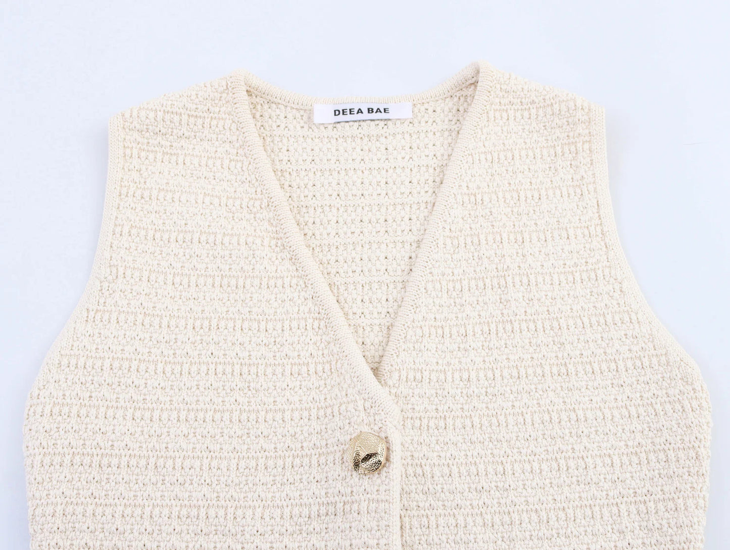 Women's Clothing 2025 New European And American Style Fashionable Simple Knitted Texture Vest Casual Mini Skirt Set